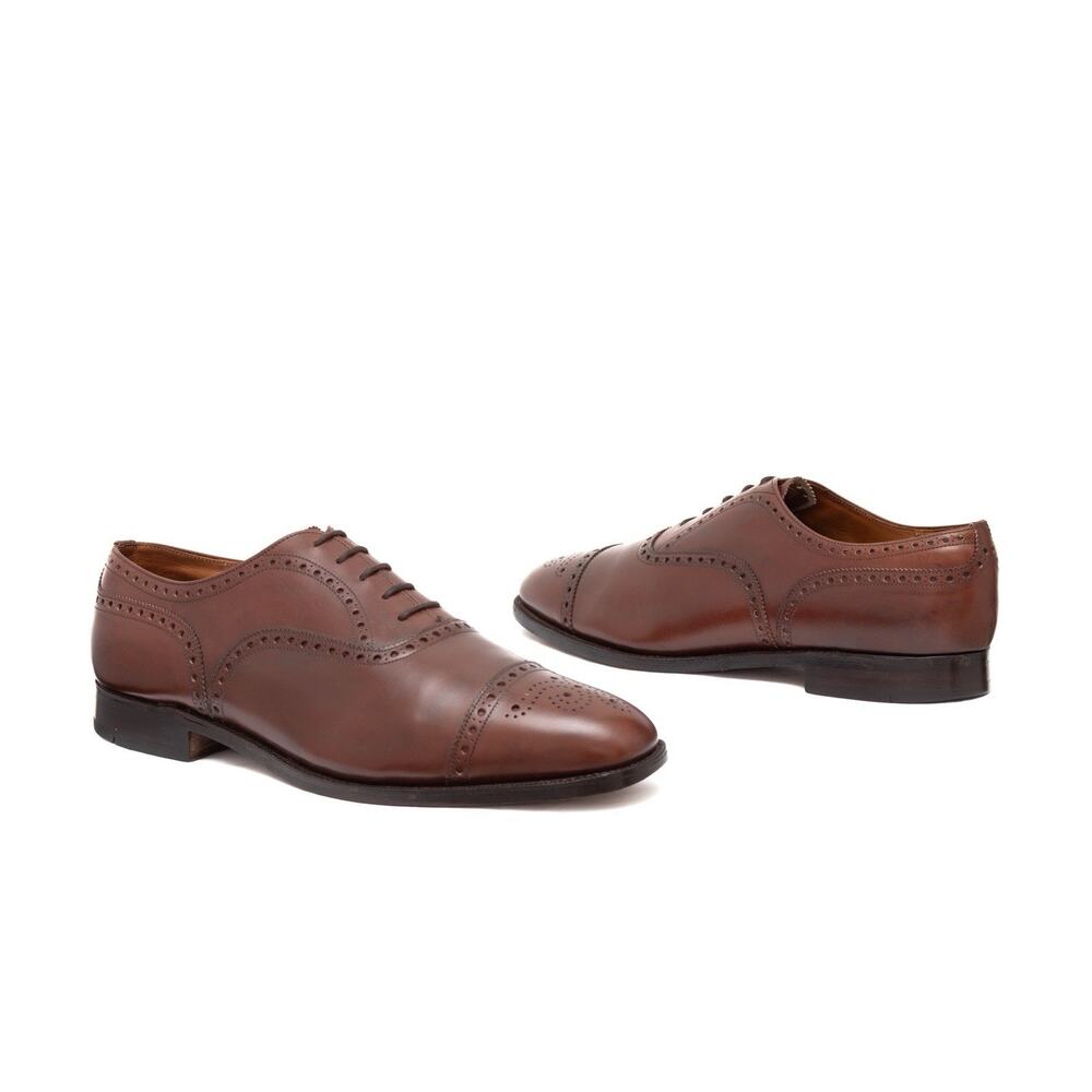 1.5k$ Church's Brown Diplomat Goodyear Welted Cap Toe Oxford Brogue US 11